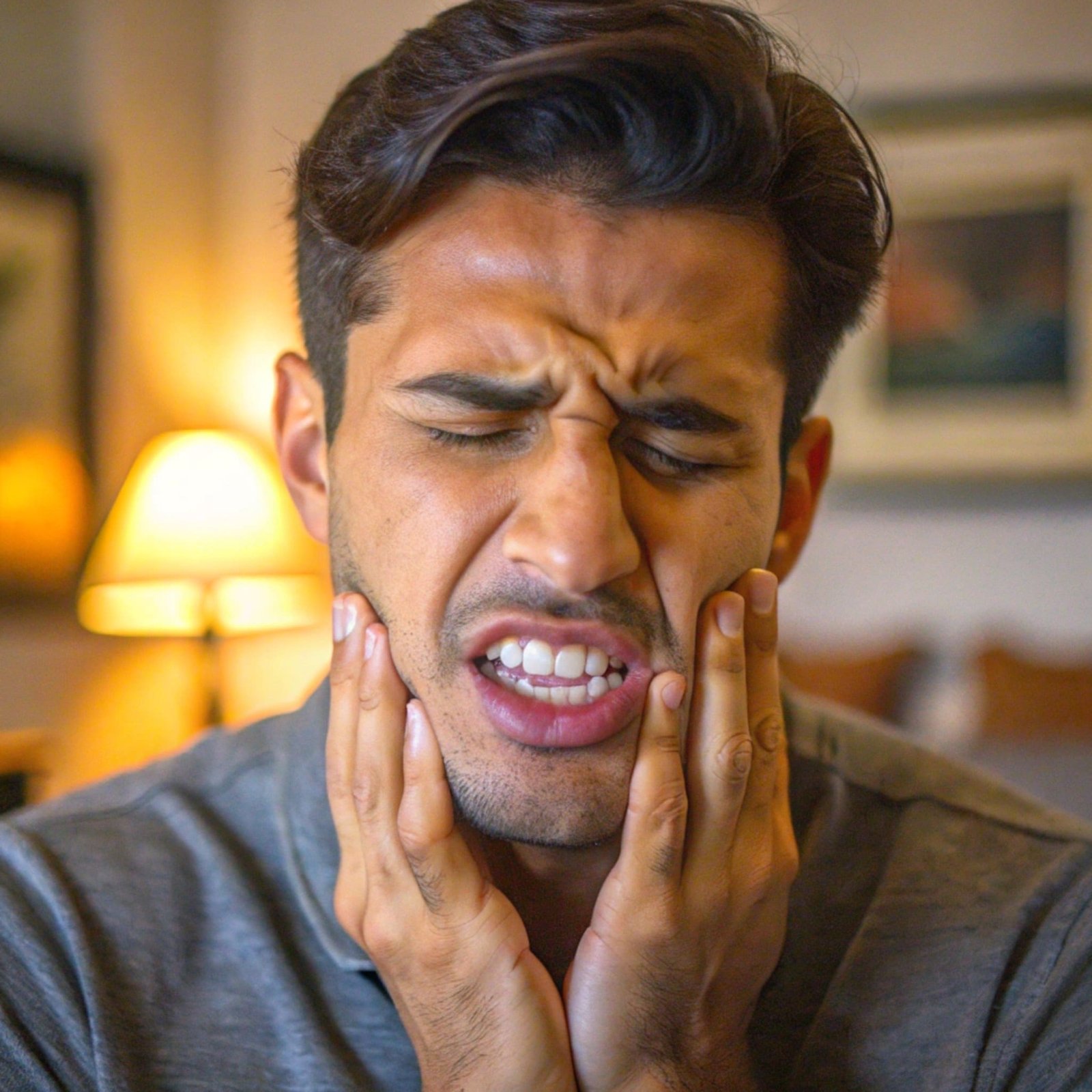 man-with-his-hands-his-chin-word-s-it A man with his hands on his chin and cheek